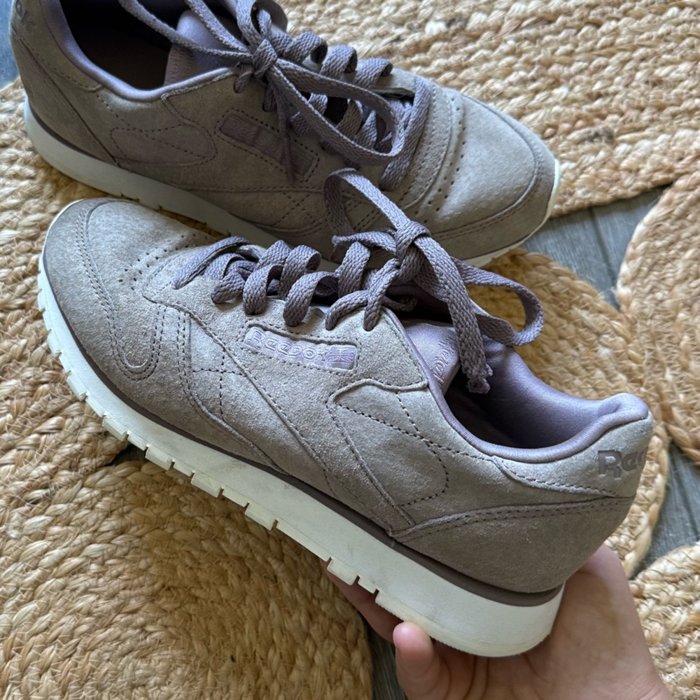 Reebok Classic Nylon Suede Sneakers